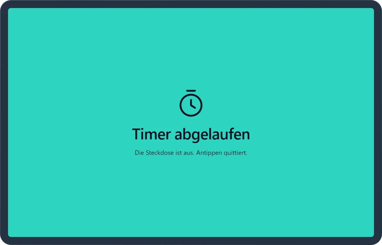 Timer abgelaufen