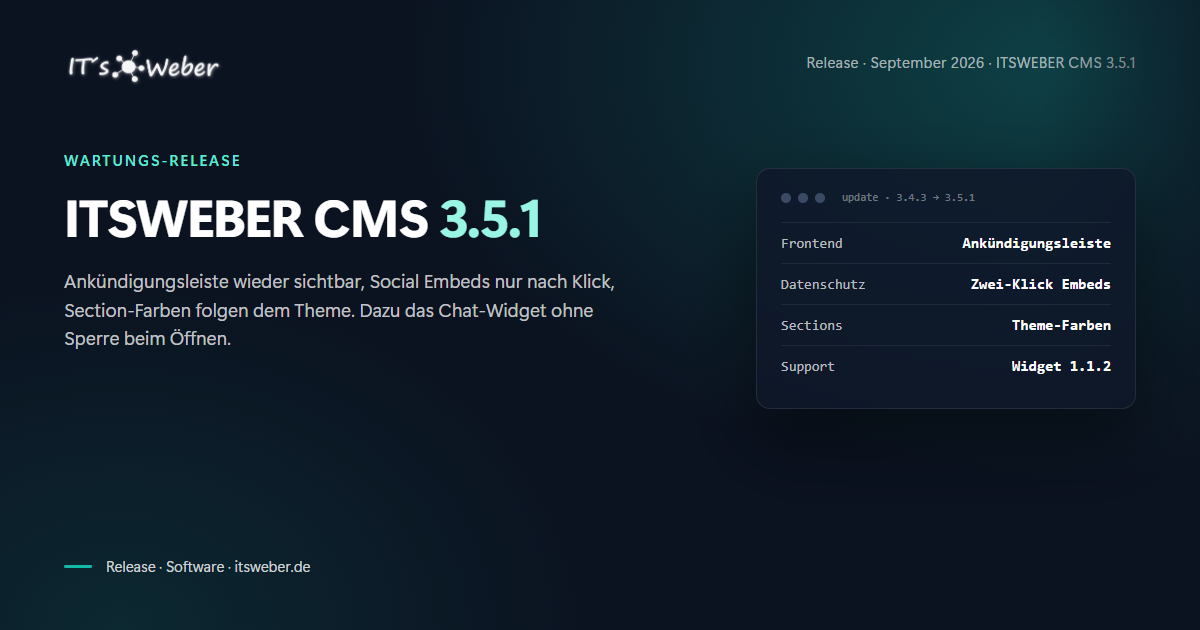 ITSWEBER CMS v3.5.1