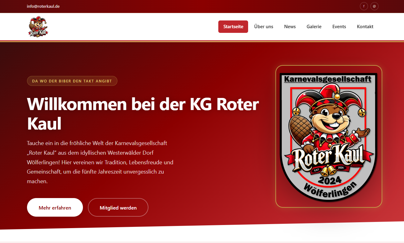 KG Roter Kaul – Website